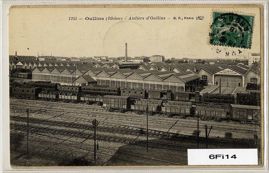 Carte postale début XXe siècle (Archives municipales d’Oullins, 6Fi14)