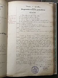 2D4, arrêté d’interdiction des tueries particulières, 1906
