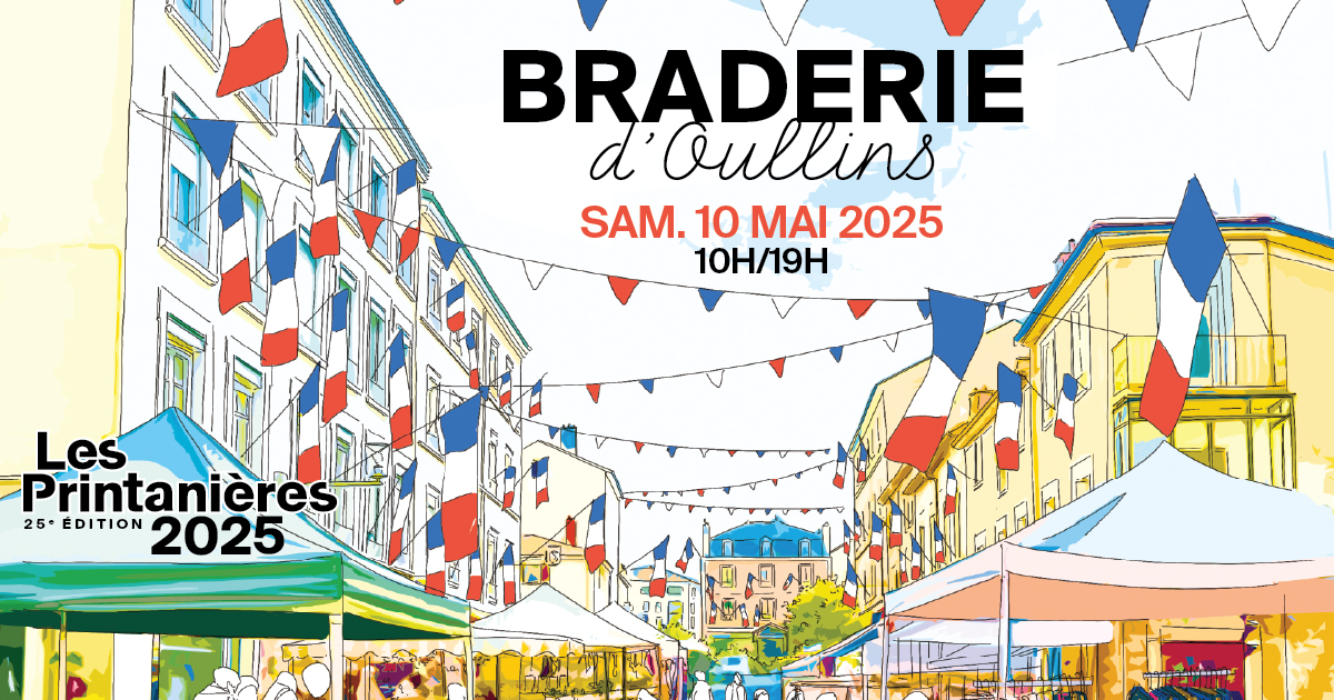 La braderie "Les Printanières" se tiendra le 10 mai 2025.